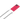 Wide silver chain - pink case